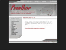 Tablet Screenshot of pennquip.com
